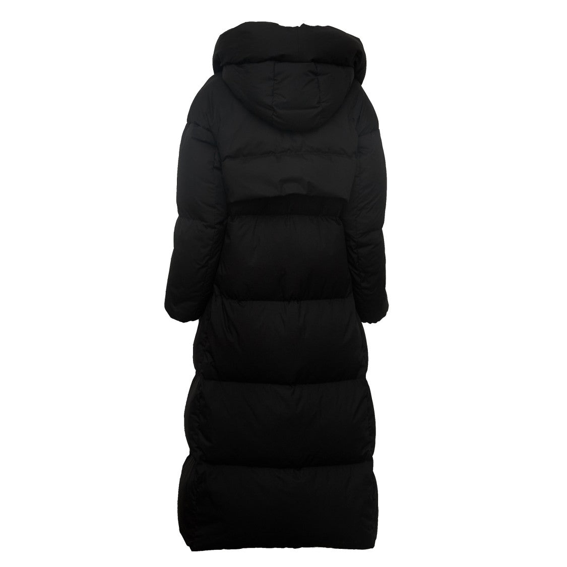 Add Amadeus Hooded Quilted Long Down Coat