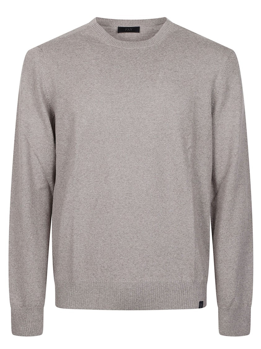 Fay Classic Crewneck Virgin Wool Sweater
