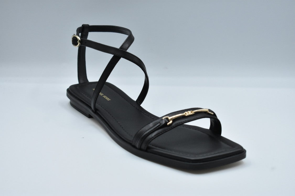 Michael Kors Laced Black Shoes With Design