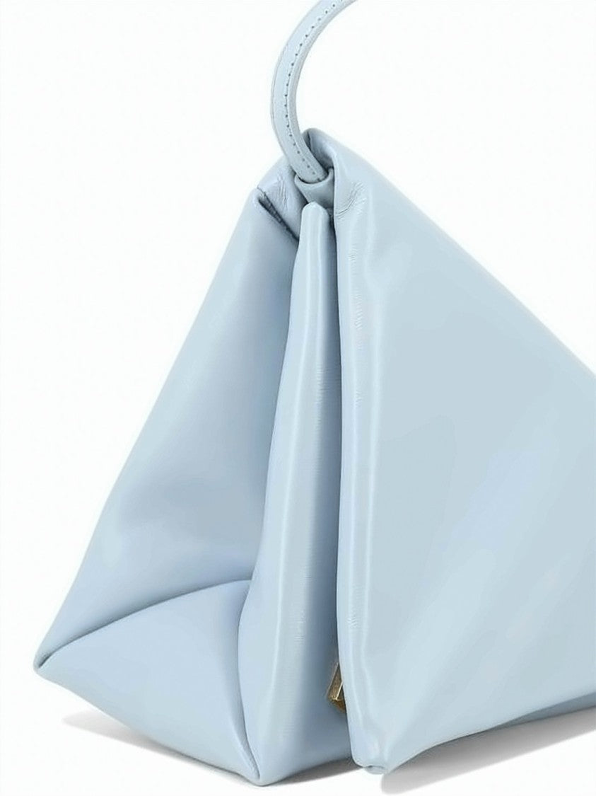Marni Prisma Triangle Shoulder Bag In Smooth Calf Leather