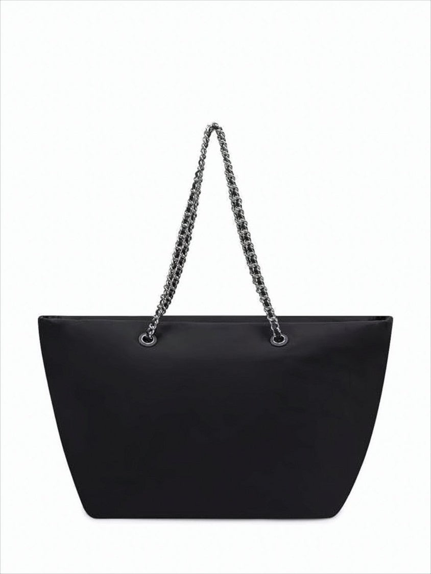 Tory Burch Nylon Shoulder Bag With Embossed Logo