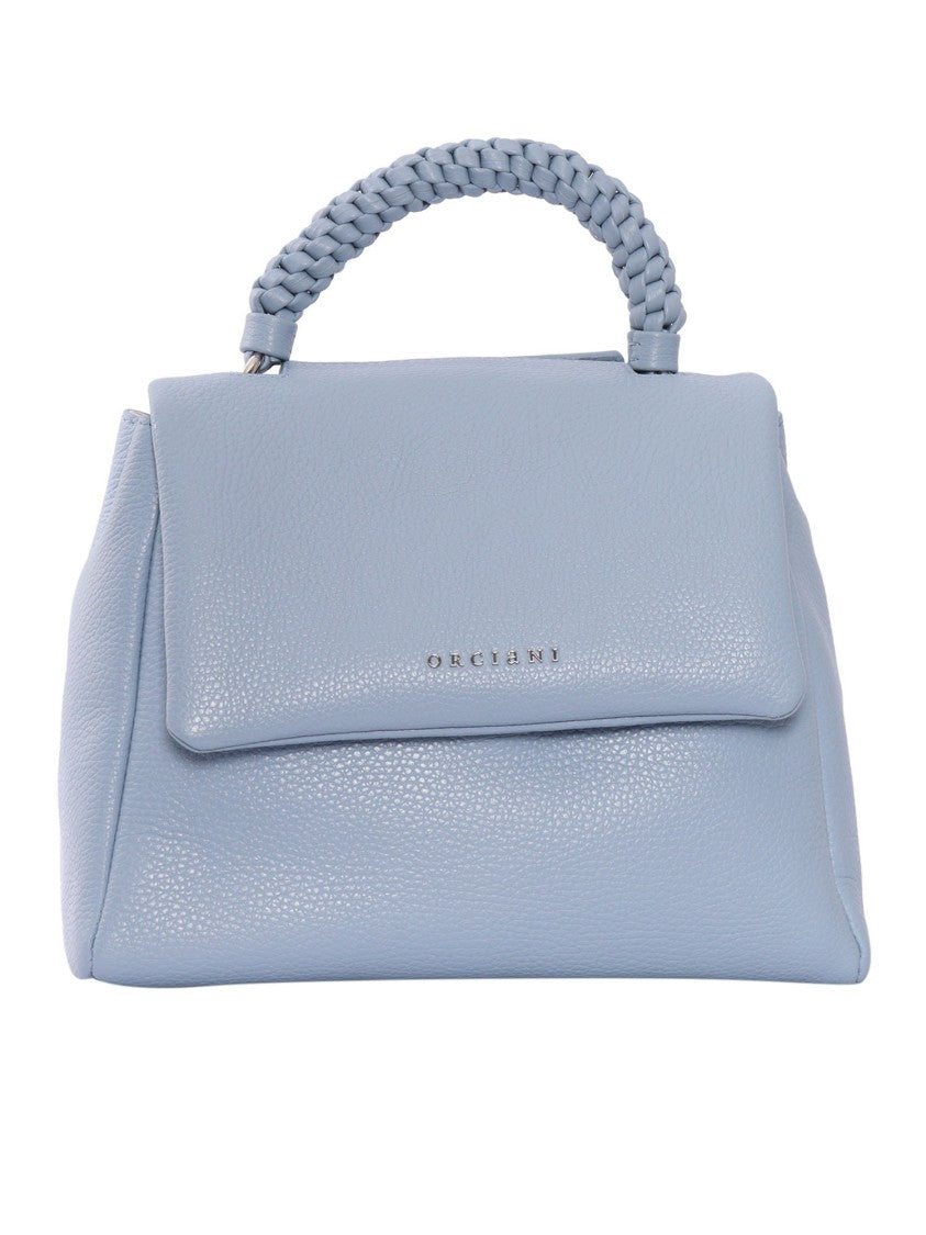 Claudio Orciani Structured Pebbled Leather Handbag