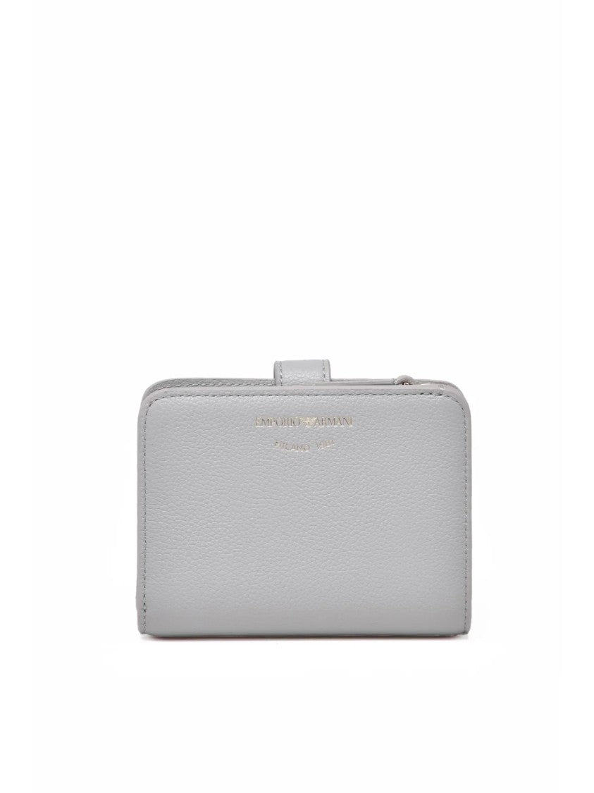 Emporio Armani Stone Bovine Leather Wallet