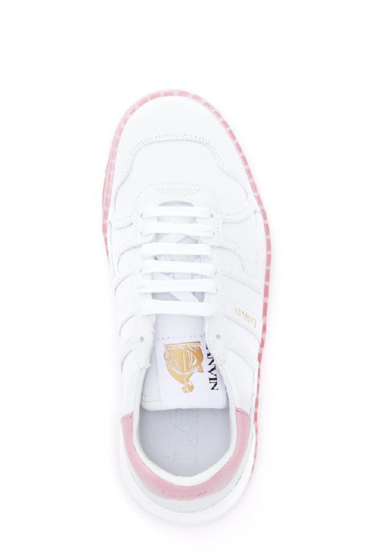 Lanvin White Leather Low-Top Sneakers