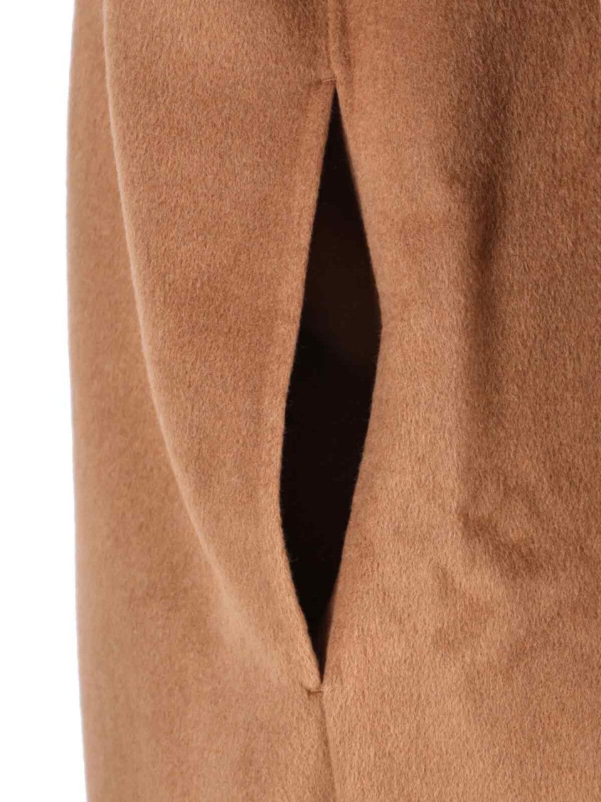 Calvin Klein Single-Breasted Coat – Brown