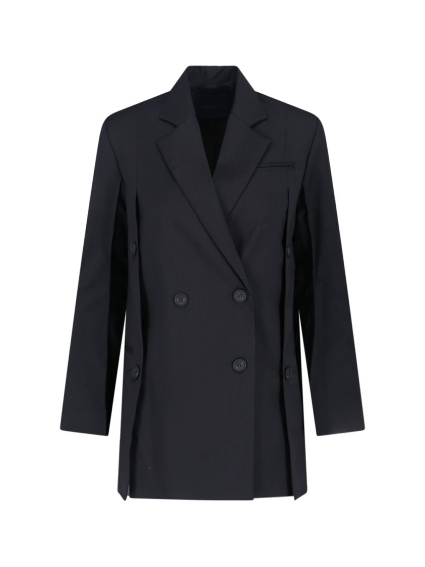 Eudon Choi Tailored Black Jacket With Minimalist Design And Classic Collar