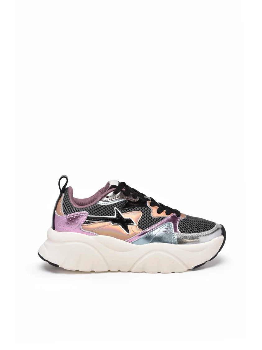 W6yz Just Say Wizz Multicolor Leather Chunky Sneakers