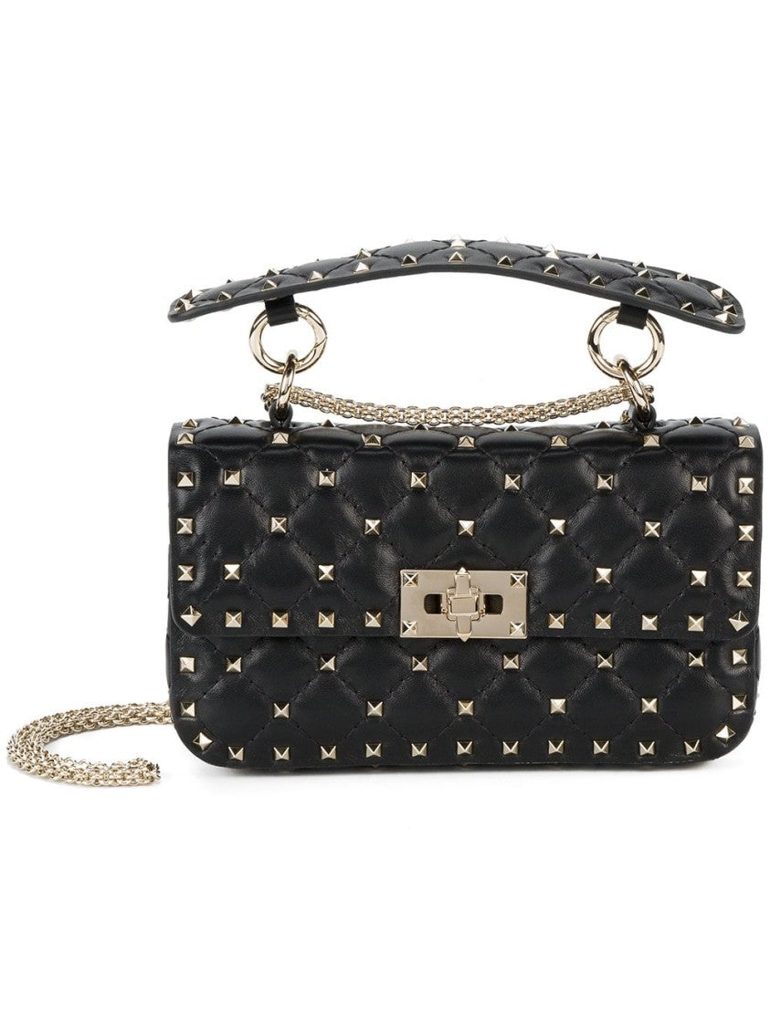 Valentino Garavani Small Quilted Shoulder Bag With Rockstud Detail