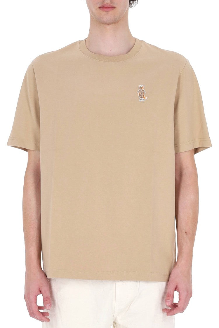 Maison Kitsuné Dressed Fox Patch Cotton T-Shirt