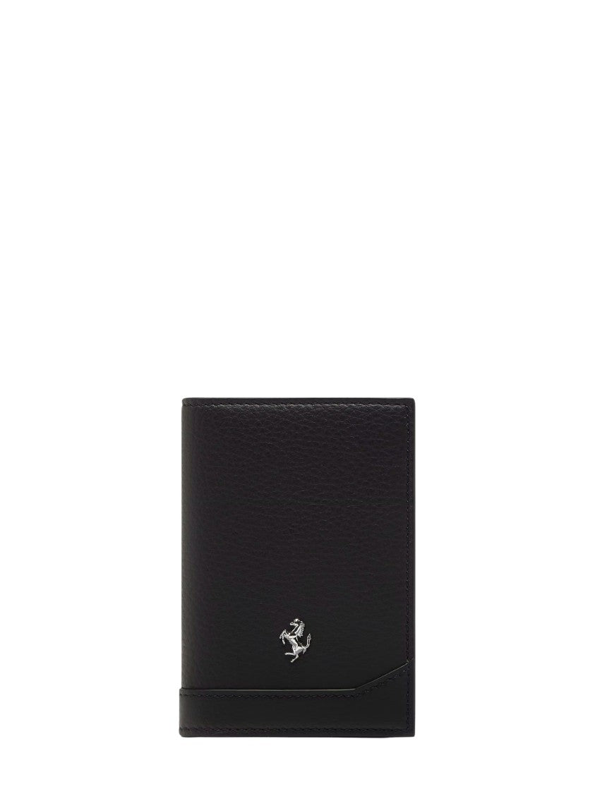 Ferrari Gt Soft Granata Leather Card Holder
