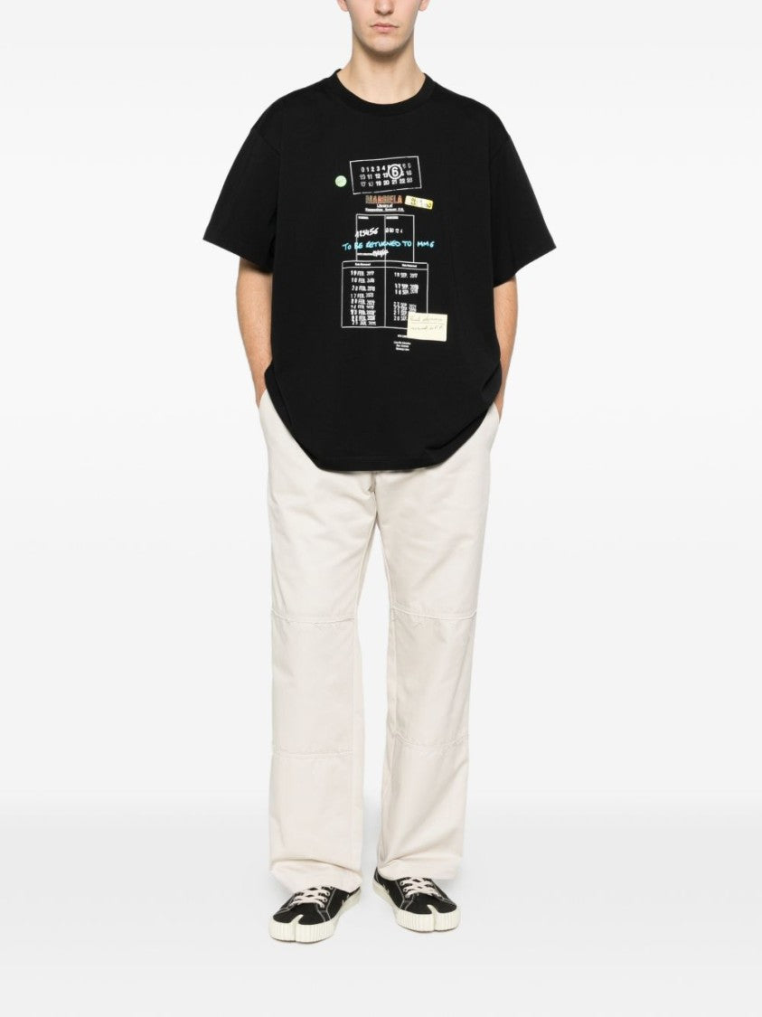 Mm6 By Maison Margiela Relaxed Wide-Leg Pants With High Waist