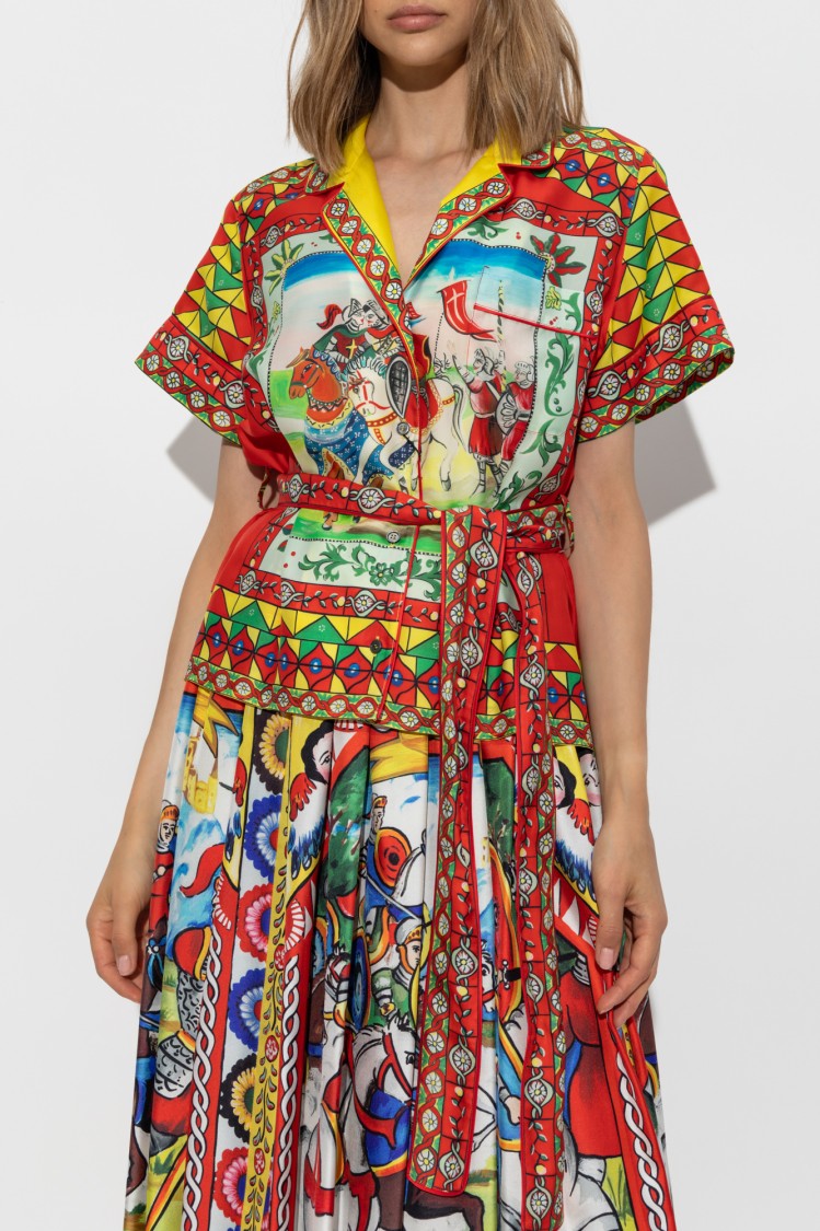 Dolce & Gabbana Carretto Pattern Shirt