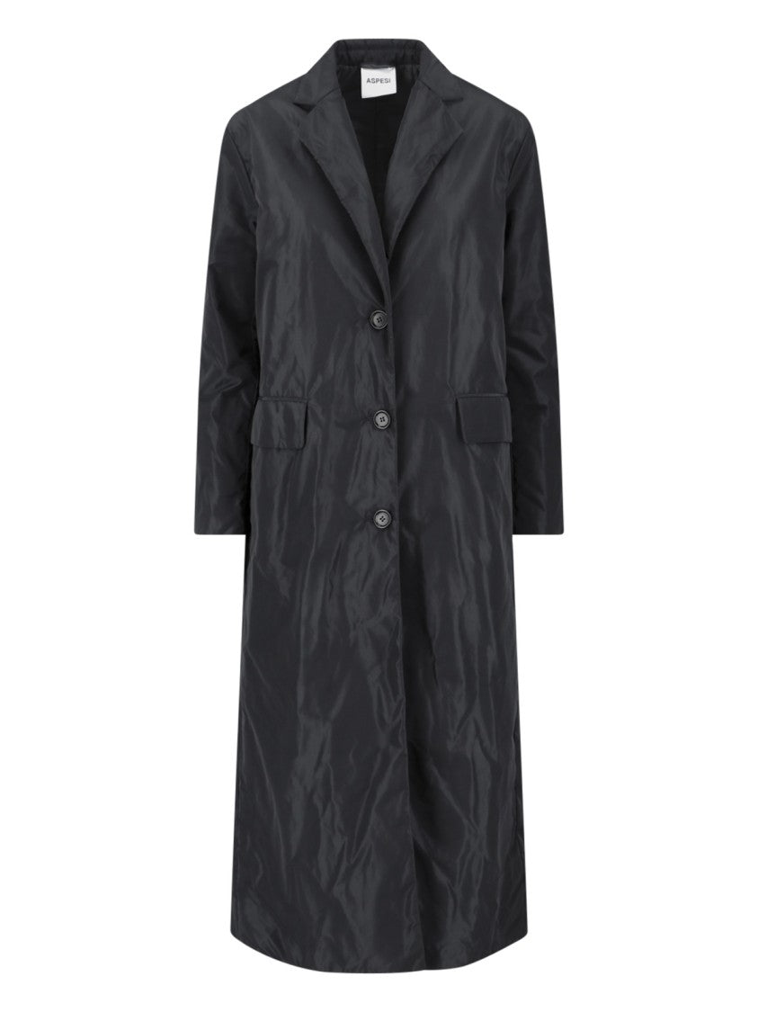 Aspesi Technical Coat – Black