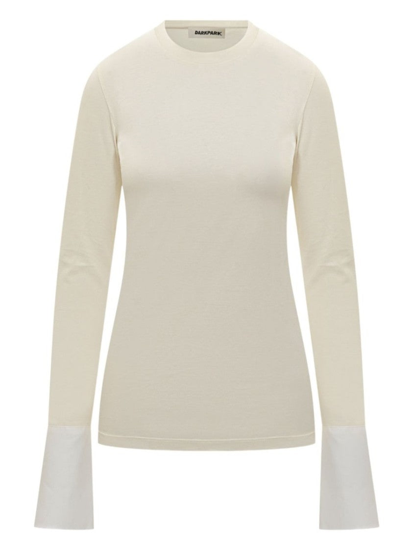 Darkpark Black Nora Long-Sleeved Cotton T-Shirt