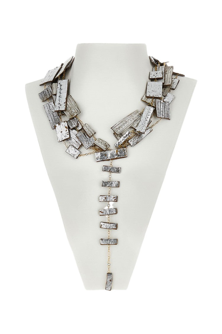 Gfw Artisan Hand-Dyed Statement Necklace With Classic Clasp