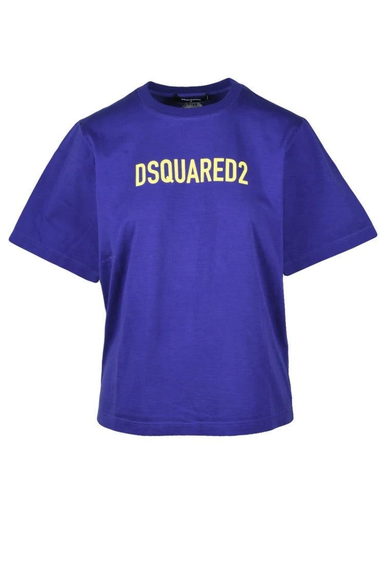 Dsquared2 Crew Neck T-Shirt - Purple