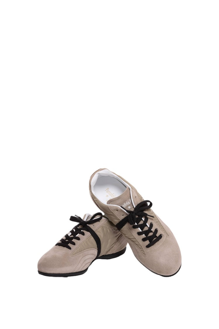 Pantofola D'oro Blue Suede Nylon Vibram Sole Sneakers