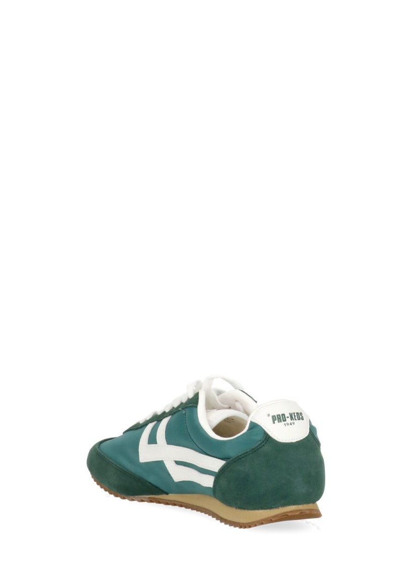 Pro-Keds Green Racer 77 Suede Sneakers