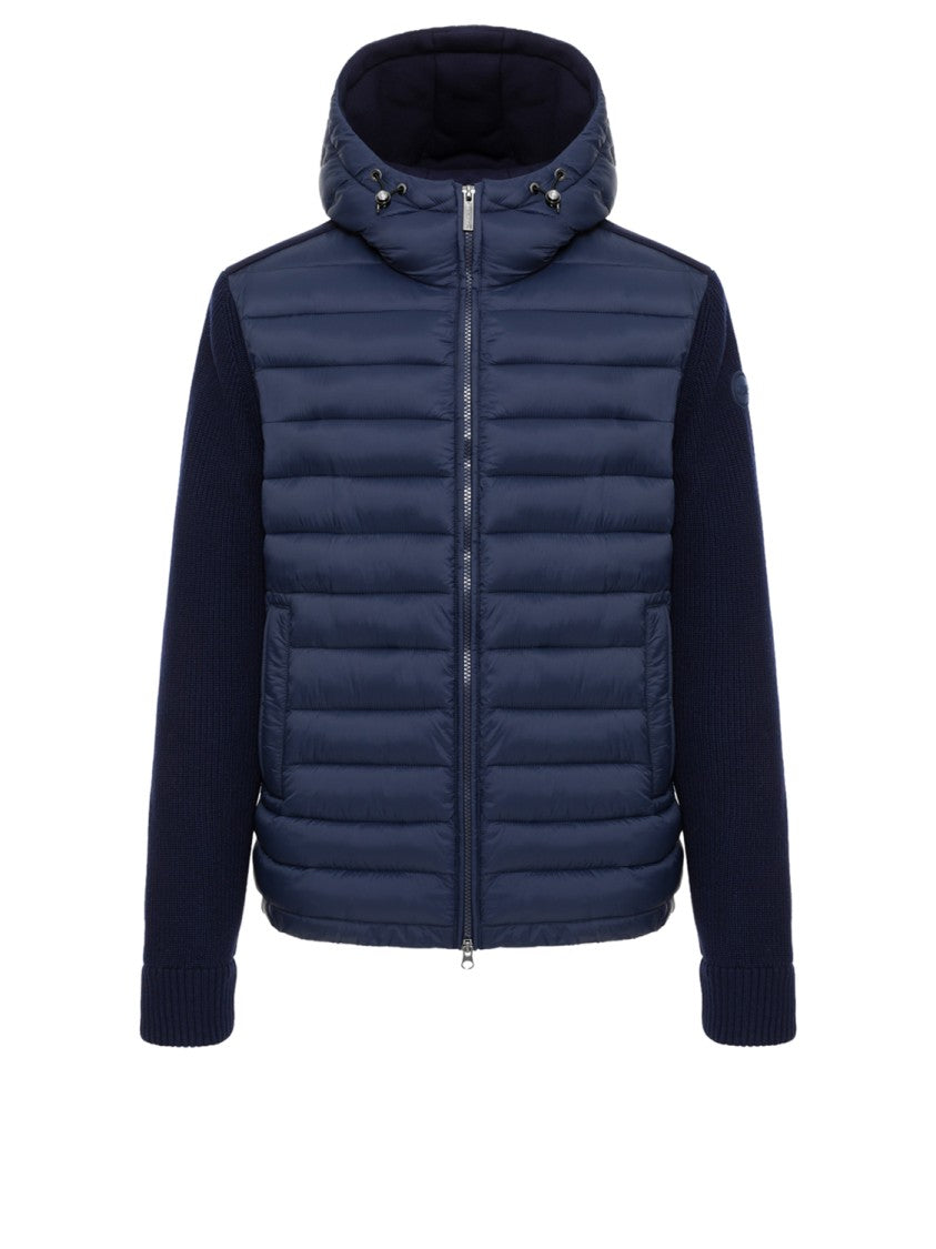 Colmar Quilted Knitted Hooded Jacket