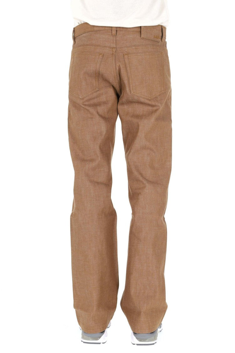 A.P.C. Tabacco Japanese Denim Straight Jeans