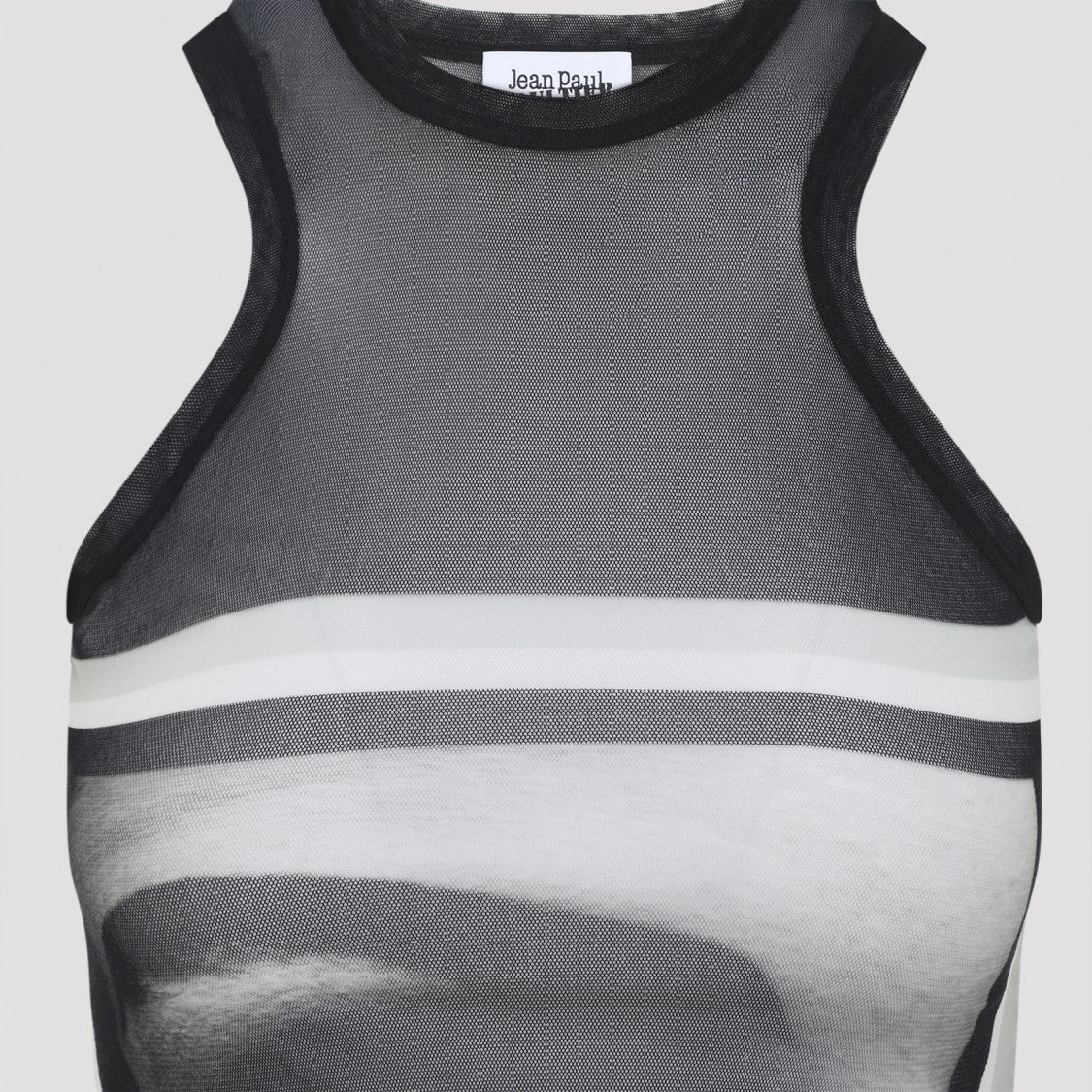 Jean Paul Gaultier Fitted Sheer Mini Dress