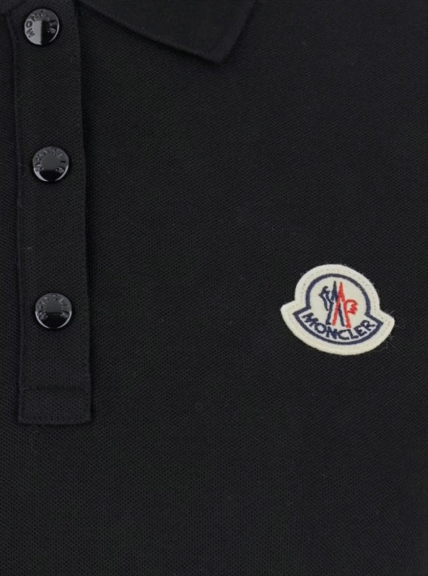 Moncler Short-Sleeved Polo Shirt With Structured Collar