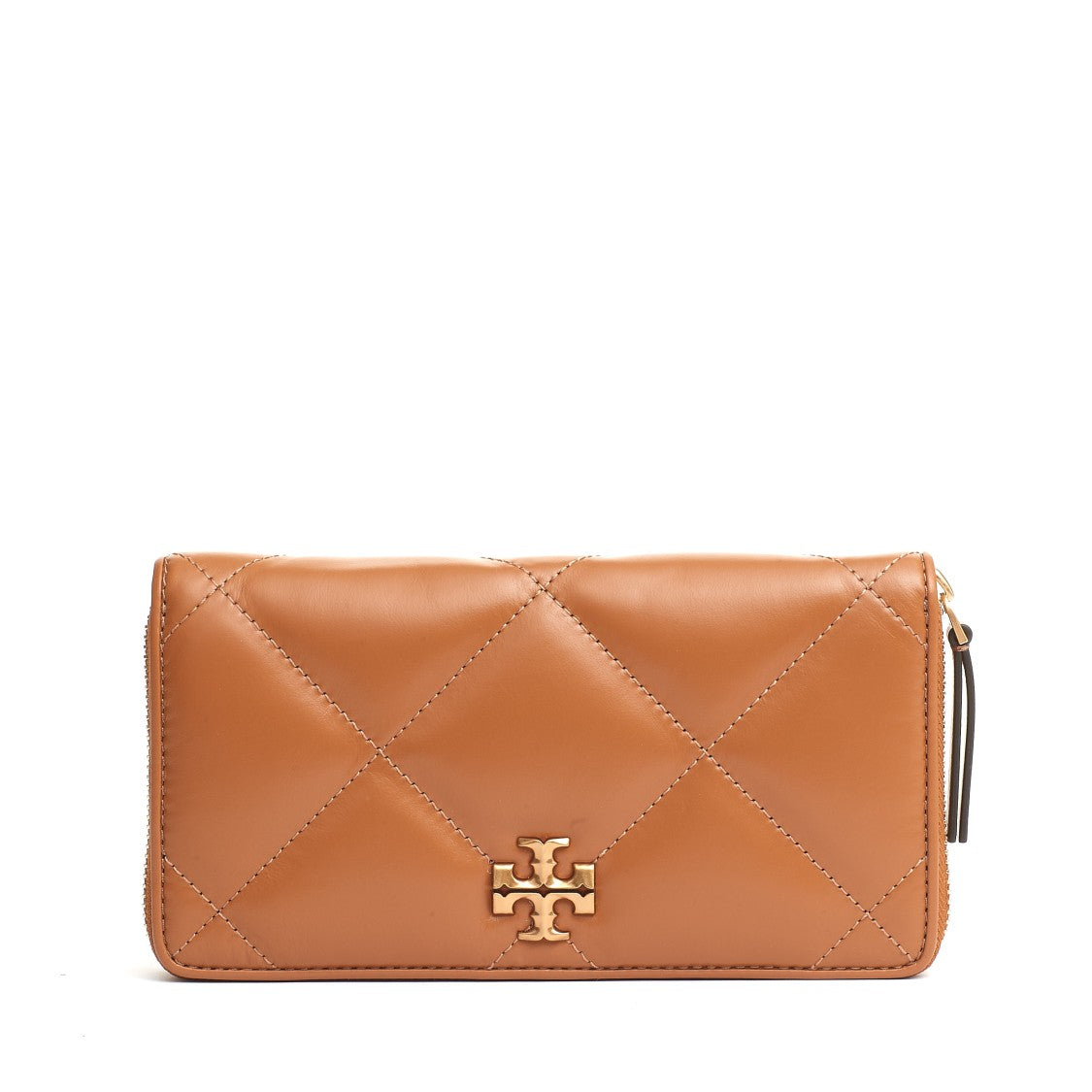 Tory Burch Leather Continental Zip