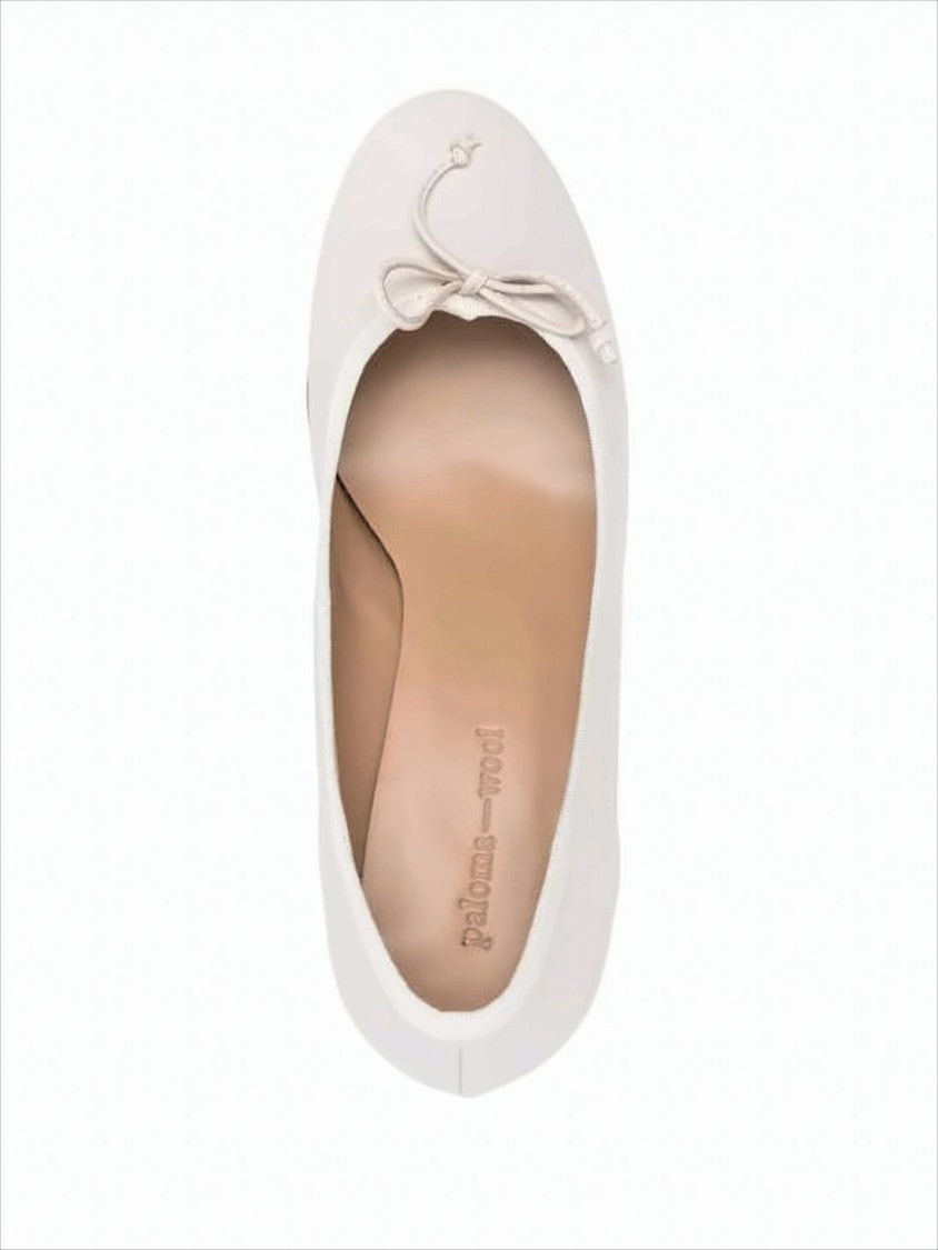 Paloma Wool Elegant Low-Heeled Pumps With Bow Detail