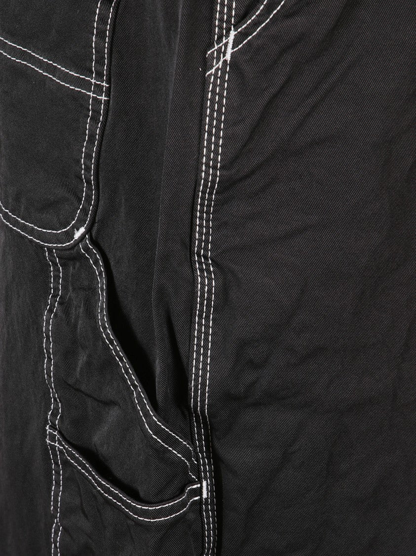 Comme Des Garçons Black Wide-Leg Denim Jeans
