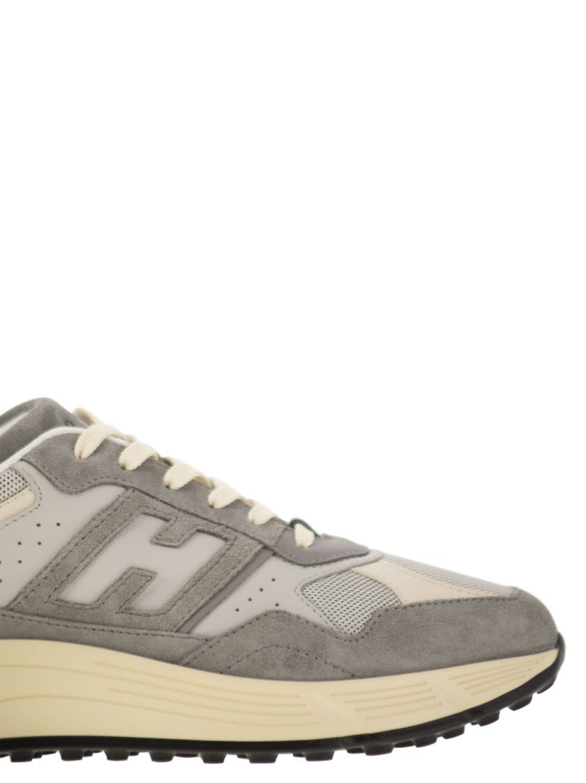 Hogan Hyperlight - Suede And Canvas Sneakers
