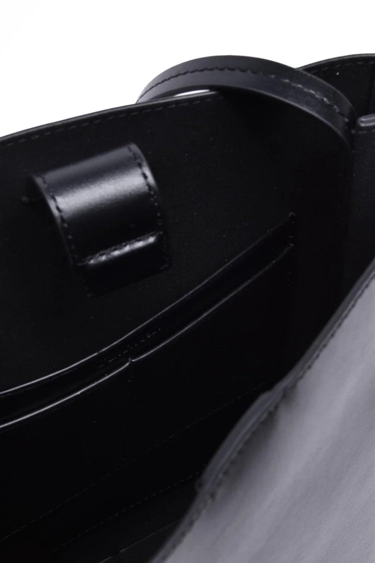 Calvin Klein Leather Crossbody Bag Black