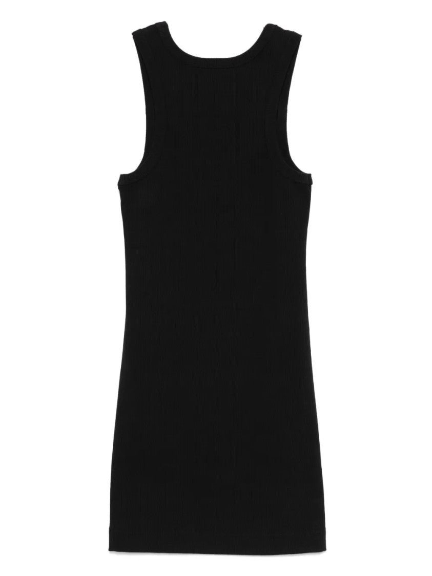 Moschino Fitted Bodice Flared Skirt Dress