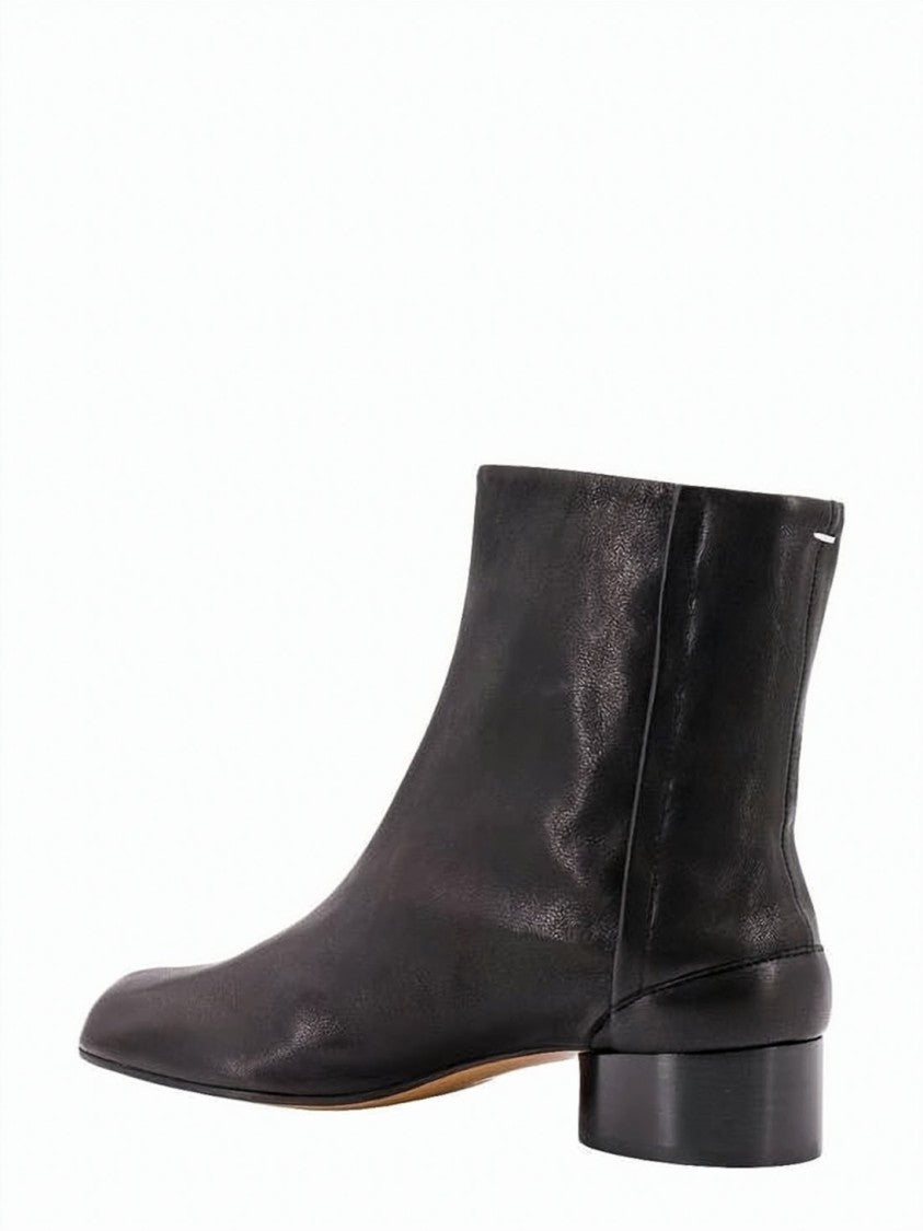 Maison Margiela Split-Toe Ankle Boots In Smooth Napa Leather