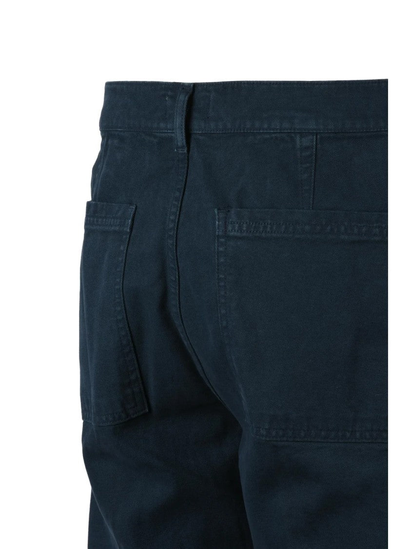 Dondup Blue Gil Elastic Cuffs Stretch Cotton Trousers