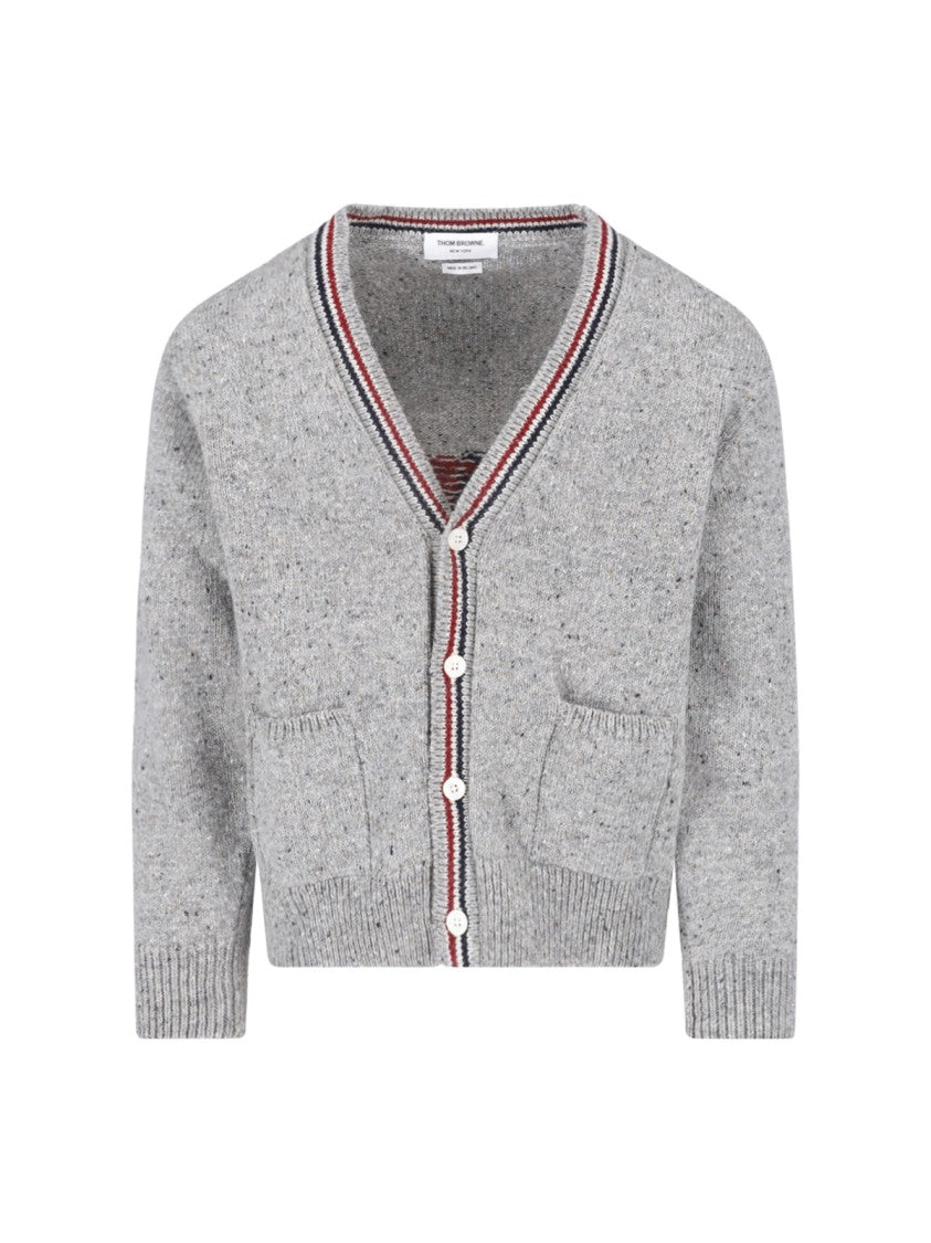 Thom Browne Grey Hector Wool-Blend Cardigan