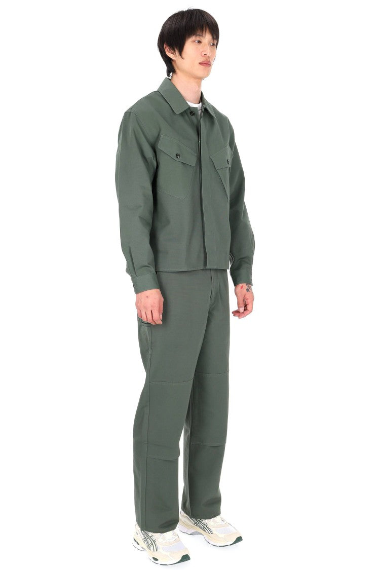 Kenzo Double Knee Cotton Utility Overshirt Jacket