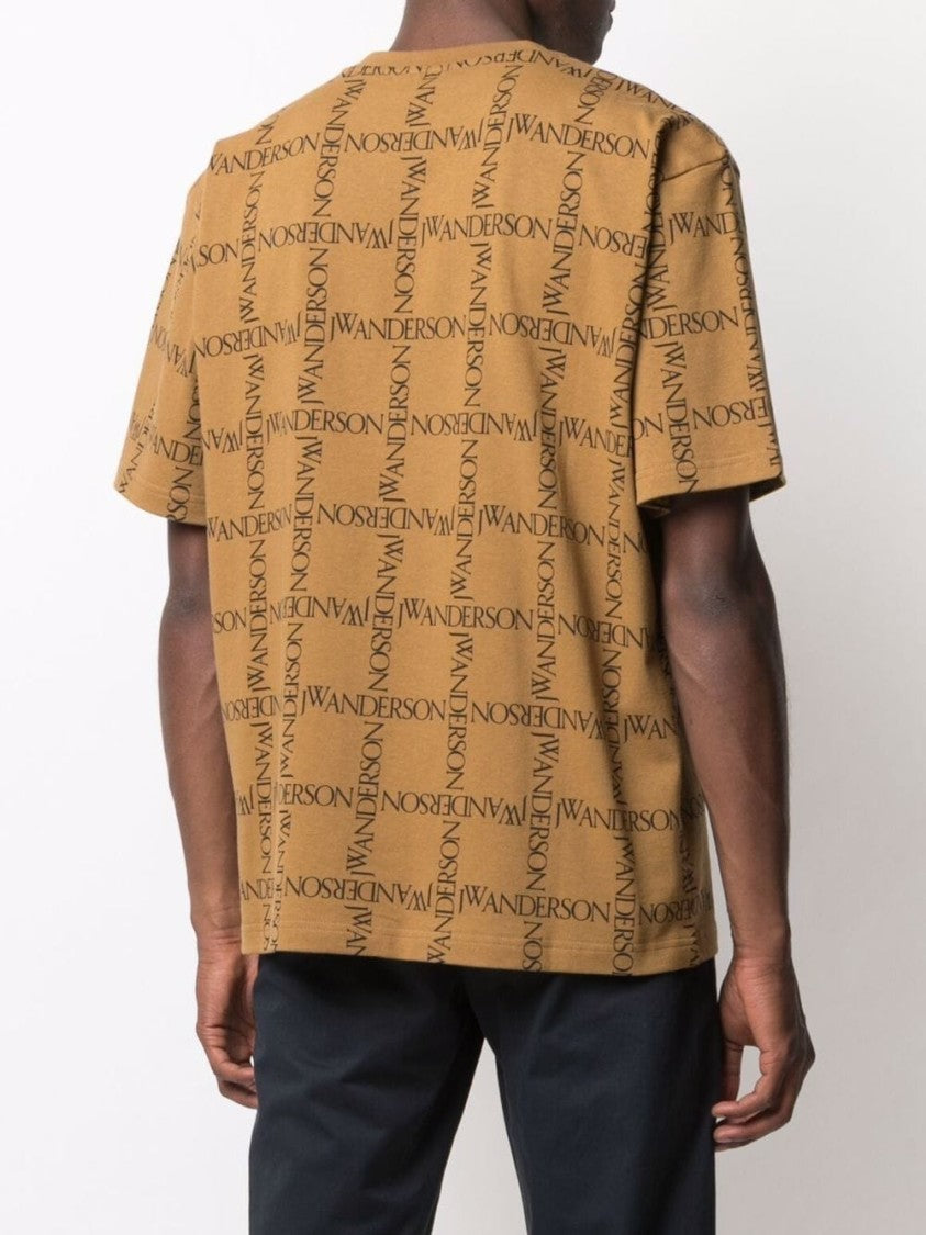 J. W. Anderson All Over Logo Oversize T-Shirt