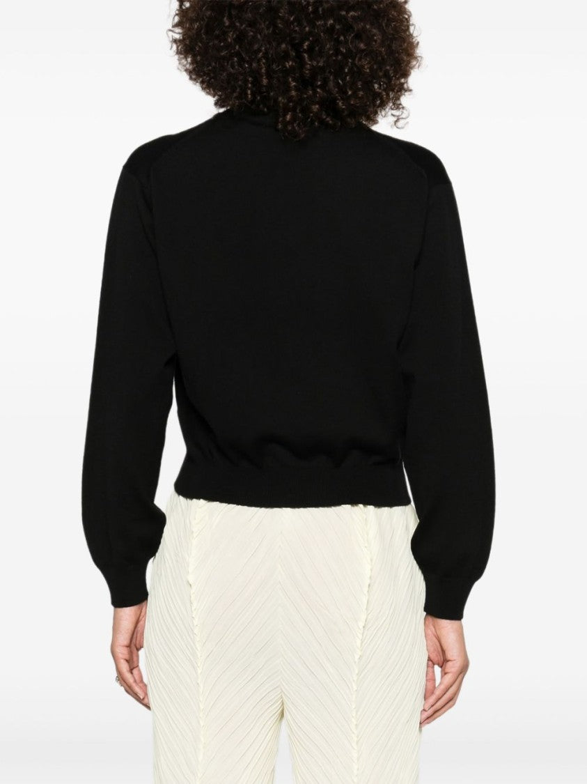 Kenzo Boke Flower' Embroidered Cardigan In Merino Wool