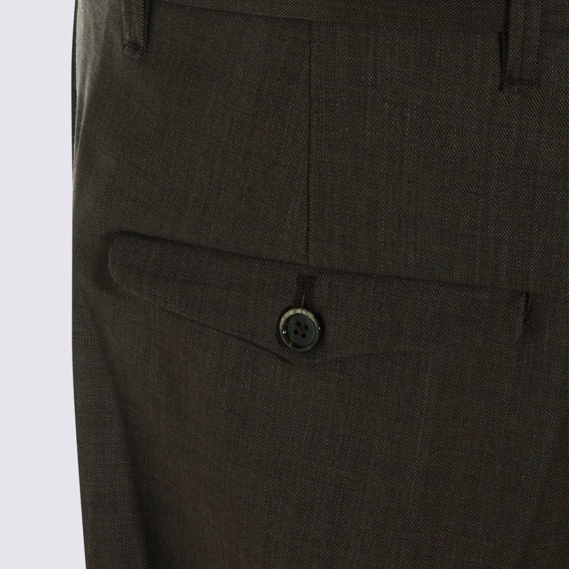 Nine In The Morning Tailored Black Trousers With Clean Front And Button Closure