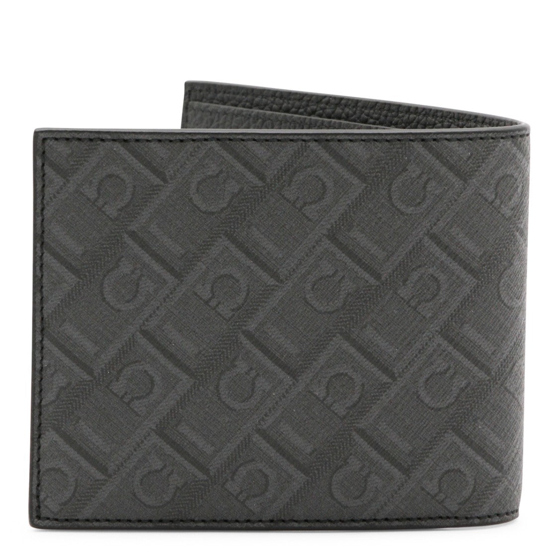 Ferragamo Monogram Embossed Leather Wallet