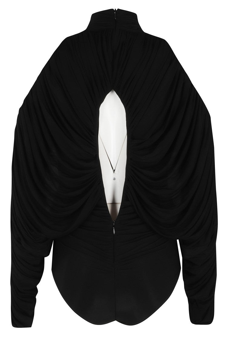 Francesco Murano Draped Body With High Neckline