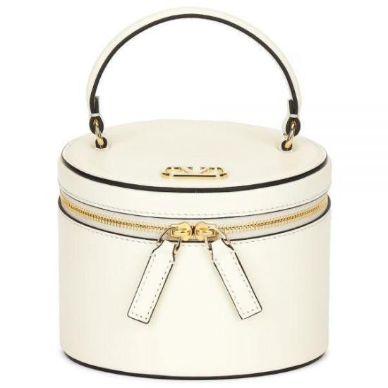 Valentino Garavani Structured Calf Leather Tote With Zip-Around Closure