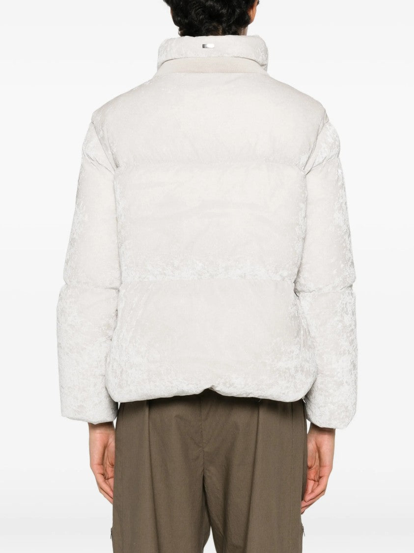Herno Textured Pattern Boxy Silhouette Down Jacket