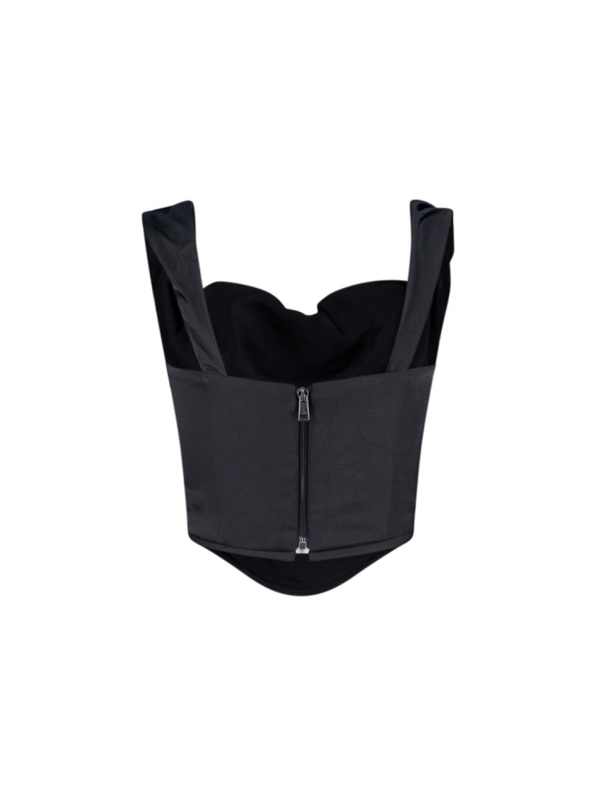 Vivienne Westwood Minimalist Black Top With Clean Lines And Tailored Fit