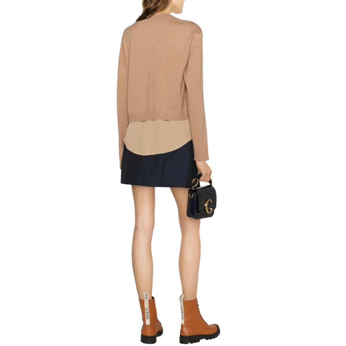 See By Chloé Brown Cotton And Wool Sweater