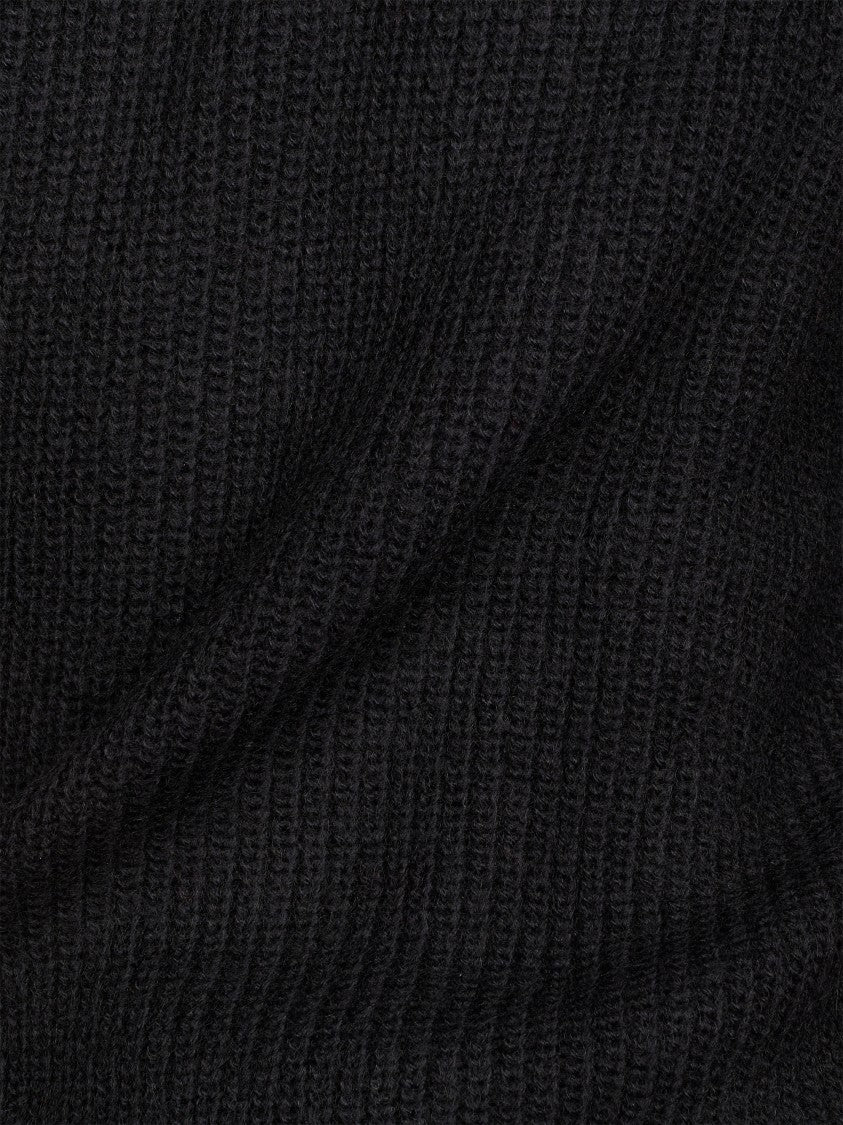 Max Mara Chunky Ribbed Knit Wool Sweater