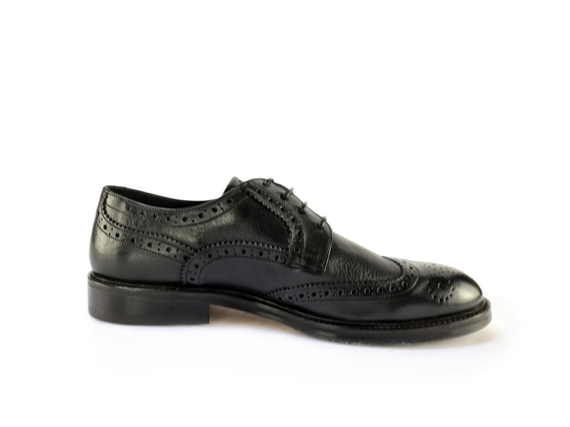 Ton Gout Derby Priston With Textured Buffalo Leather