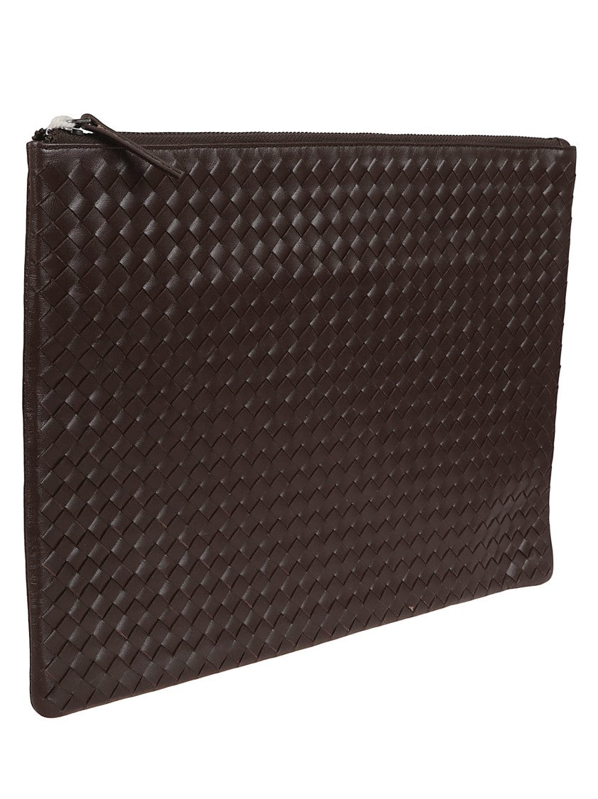 Dragon Hand-Woven Calfskin A4 Clutch Bag