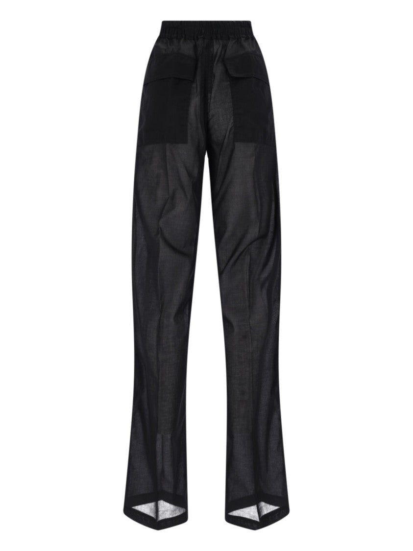 Rick Owens Straight-Leg Pants – Black