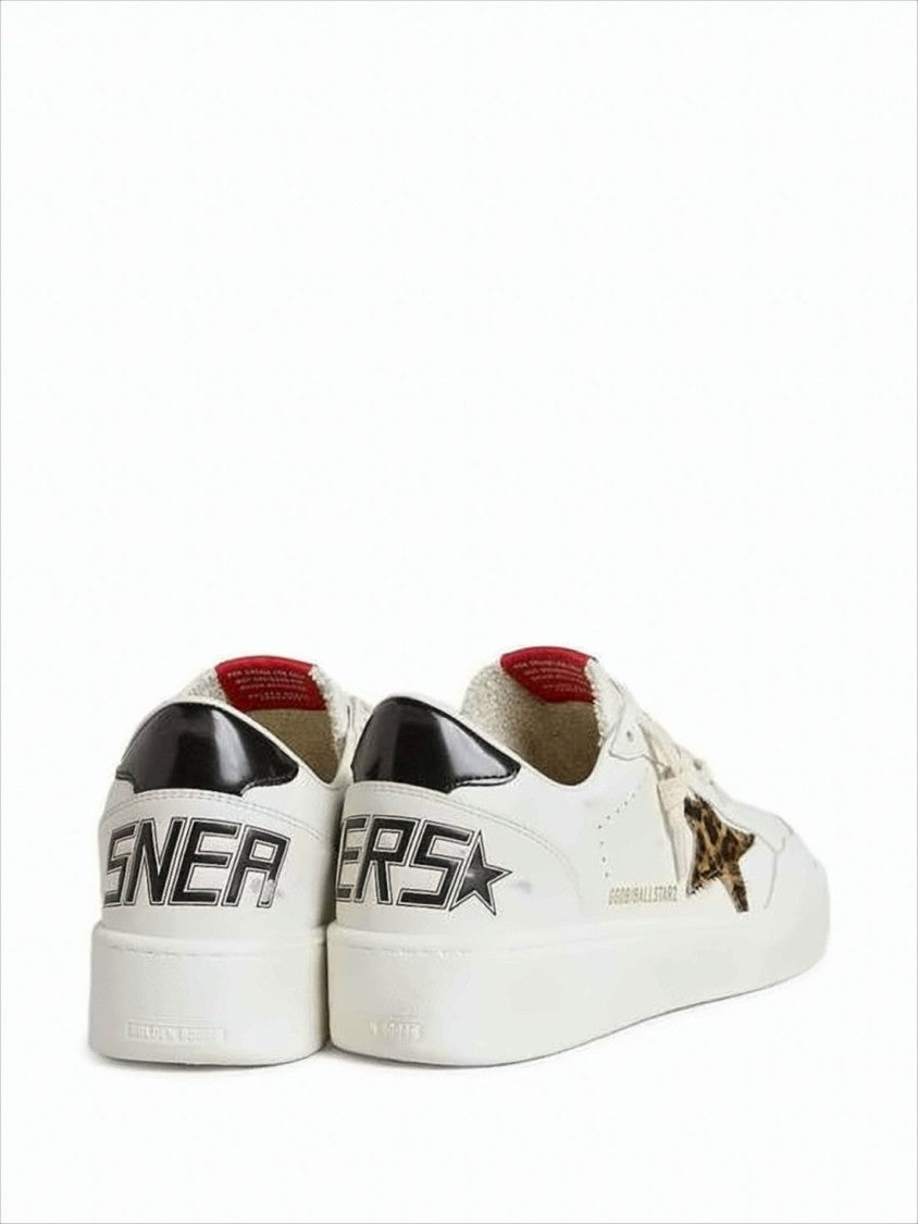 Golden Goose Leopard Print Star Low-Top Sneakers